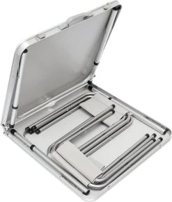 Inklapbare, In Hoogte Verstelbare Campingtafel 120x60x70cm Incl. 4 Inklapbare Krukken Campingtafel S -Buiten Kamperen 1019x1200 1