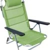 Bo-Camp Beach Chair - Monaco - Aluminium - Groen -Buiten Kamperen 1032x1200
