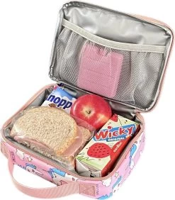 Brisby 4 Laags Geïsoleerde Koeltas - Lunchtas 1.5 Liter - Roze Eenhoorn -Buiten Kamperen 1052x1200