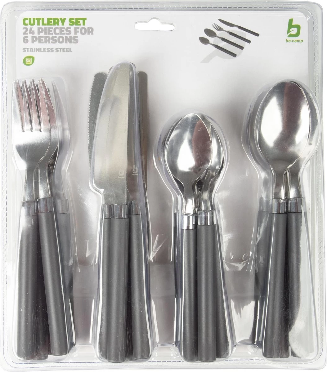 Bo-Camp Bestekset - 24-delig - 6 Persoons 3 Bo-Camp Bestekset - 24-delig - 6 Persoons