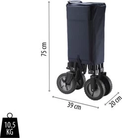 Campart Bolderkar HC-0910 - Opvouwbaar - Bolderwagen Met Stevig Harmonicaframe - Inclusief Opbergtas En Bodemplaat - Blauw 15 Campart Bolderkar HC-0910 - Opvouwbaar - Bolderwagen Met Stevig Harmonicaframe - Inclusief Opbergtas En Bodemplaat - Blauw -Buiten Kamperen 1060x1200