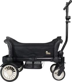 Deryan Luxe Sandy Bolderkar - Duo Buggy - Tandem Buggy - Opvouwbaar - Inklapbare Bolderwagen - Duo Kinderwagen - Zwart -Buiten Kamperen 1061x1200 1