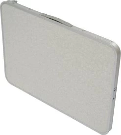 Alu Campingtafel 70x55cm - Inklapbbar Kampeertafel - Picknicktafel Licht Vouwtafel Klaptafel Grijs -Buiten Kamperen 1076x1200