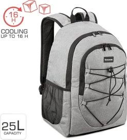 Bomoe Koeltas Rugzak IceBreezer KR45 Koelrugzak Grijs 45x19x33 Cm - 25 Liter -Buiten Kamperen 1082x1200 1