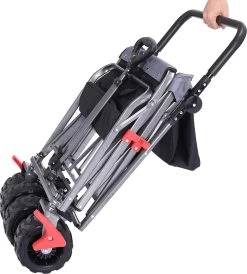 AREBOS Opvouwbare Steekwagen Met Telescopische Stang Draagvermogen 100 Kg -Buiten Kamperen 1082x1200 4