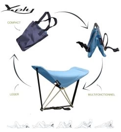 Y-ply Ruggensteuntje - Strandstoel - Opvouwbaar - Rood -Buiten Kamperen 1095x1200