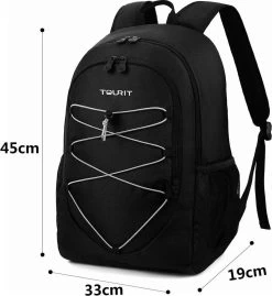 Koeltas Rugzak (25L) - Geschikt Voor 28 Blikjes - Lunchtas Voor Dames En Heren - Zwart -Buiten Kamperen 1101x1200 1