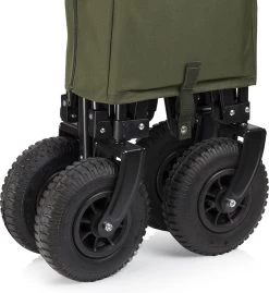 Campart Bolderkar HC-0915 - Opvouwbaar - Bolderwagen Met Stevig Harmonicaframe - Inclusief Opbergtas En Bodemplaat - Groen -Buiten Kamperen 1101x1200 4