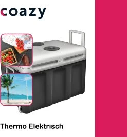 Koelbox Met Wielen Voor Auto & Camping Warm En Koud 40L - Frigobox Elektrisch 12v 230 Volt - MiniBar - Mini Koelkast | Verkoelt En Verwarmt | Eco-modus - Minibar - Mini Koelkast -Buiten Kamperen 1111x1200
