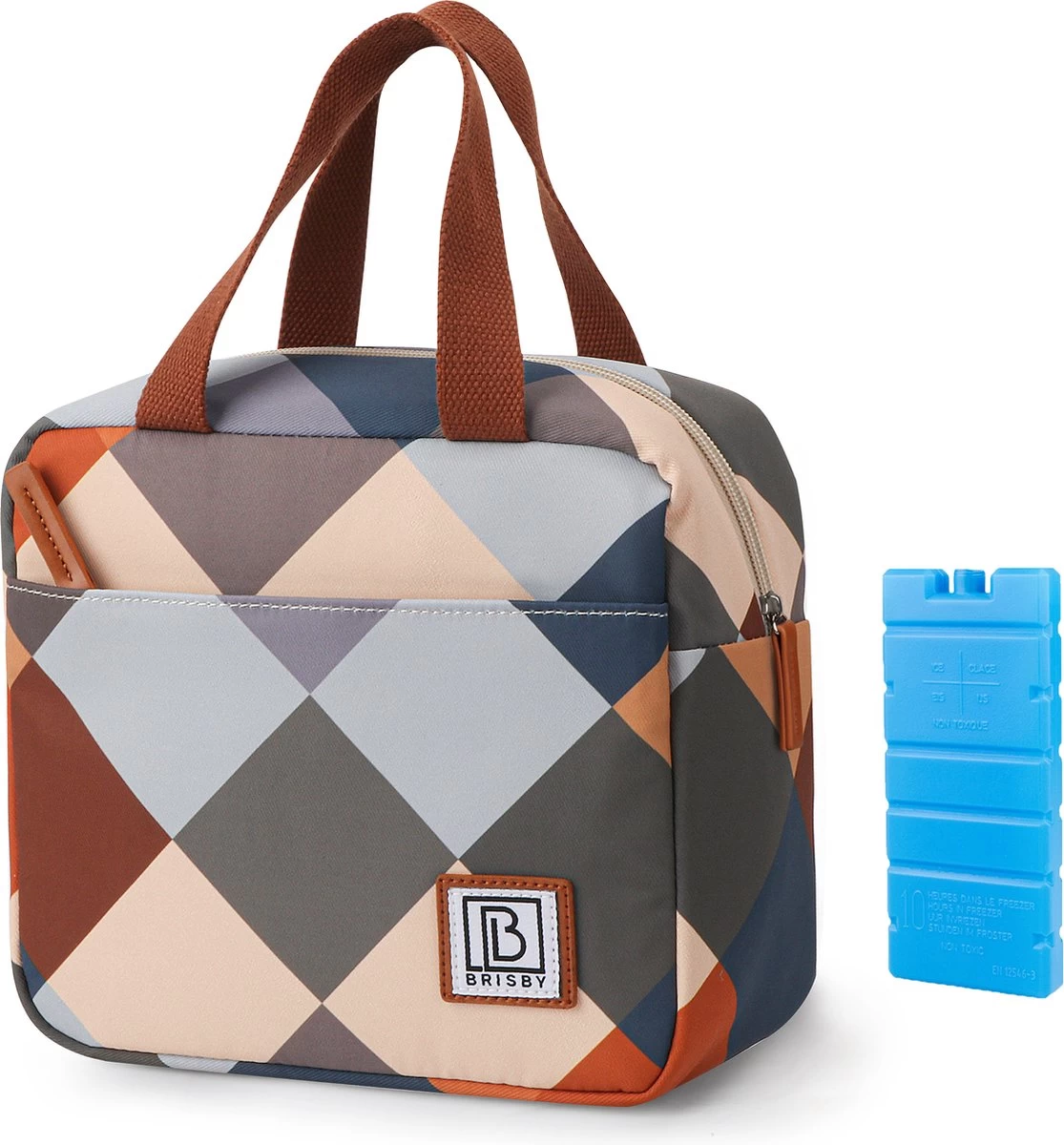 Brisby 4 Laags Geïsoleerde Koeltas - Lunchtas 4 Liter - Blok 2 Brisby 4 Laags Geïsoleerde Koeltas - Lunchtas 4 Liter - Blok