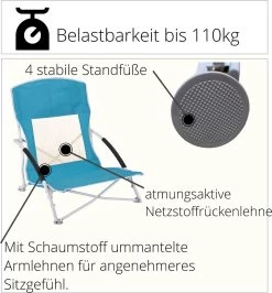 JEMIDI Lichtgewicht Inklapbare Draagbare Strandstoel - Opvouwbare Campingstoel Met Draagtas - Ademend En Comfortabel -Buiten Kamperen 1116x1200 1