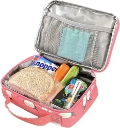 Brisby 4 Laags Geïsoleerde Koeltas - Lunchtas 1.5 Liter - Roze Pinguïn -Buiten Kamperen 1117x1200 2