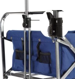 AREBOS Handkar | Transportwagen | Apparatuurwagen | Opvouwbaar | Blauw -Buiten Kamperen 1150x1200 1