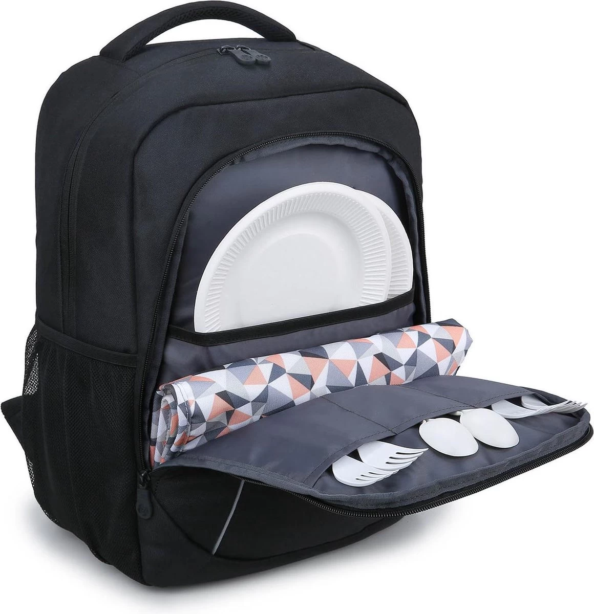 Koelrugtas - 23L - Wandelrugzak - Dagrugzak - Outdoor Rugzak - Dames & Heren - Zwart 7 Koelrugtas - 23L - Wandelrugzak - Dagrugzak - Outdoor Rugzak - Dames & Heren - Zwart - Afbeelding 5