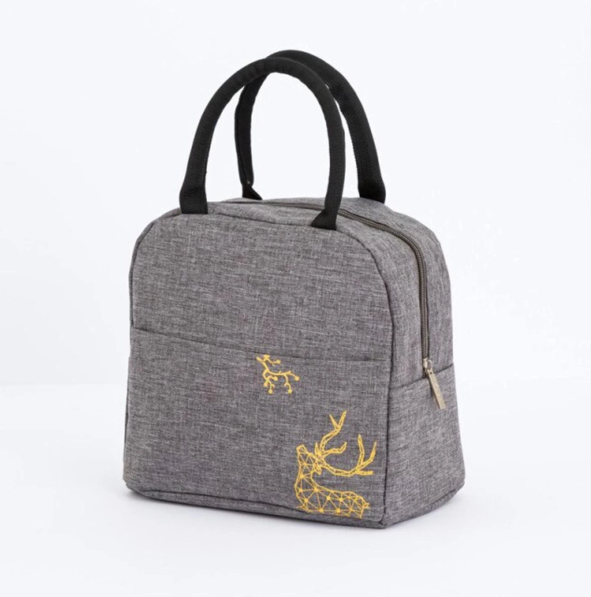 Koeltas - Lunchtas - Volwassenen En Kinderen - Compact Picknick & Lunchtasje - Lunch - Werk - Diep Grijs 3 Koeltas - Lunchtas - Volwassenen En Kinderen - Compact Picknick & Lunchtasje - Lunch - Werk - Diep Grijs