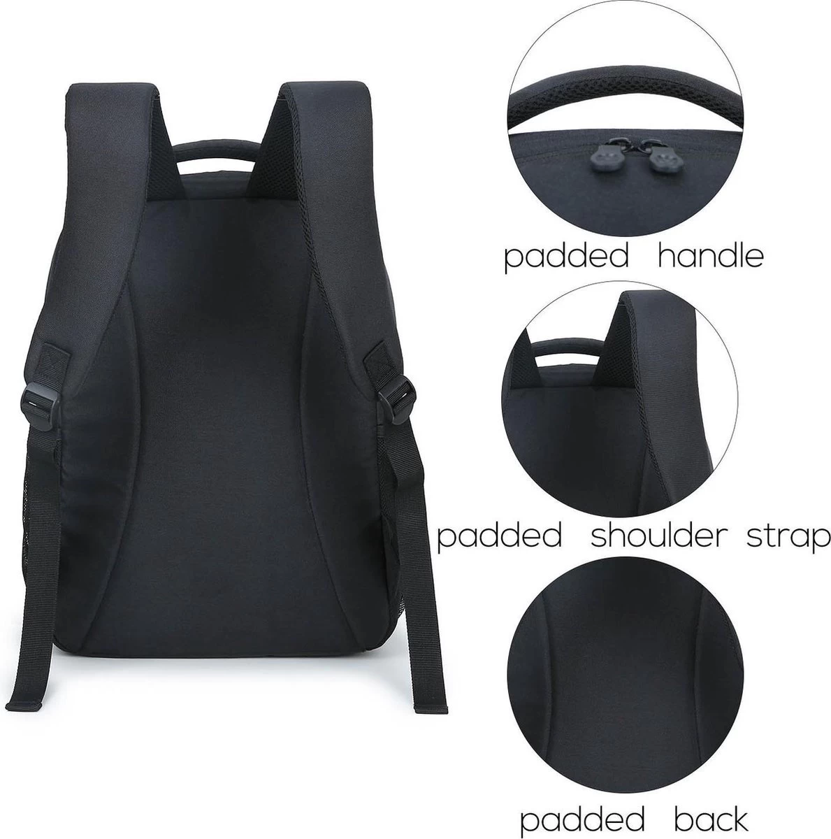 Koelrugtas - 23L - Wandelrugzak - Dagrugzak - Outdoor Rugzak - Dames & Heren - Zwart 11 Koelrugtas - 23L - Wandelrugzak - Dagrugzak - Outdoor Rugzak - Dames & Heren - Zwart - Afbeelding 9