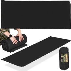 Springos Slaapmat | Zelfopblazend | 180 Cm | Inclusief Hoes | Zwart -Buiten Kamperen 1193x1200 2