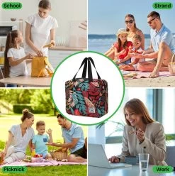 Brisby 4 Laags Geïsoleerde Koeltas - Lunchtas 4 Liter - Jungle -Buiten Kamperen 1197x1200 23