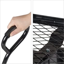 Relaxdays Bolderkar Tuin - Platte Tuinwagen - Luchtbanden - 200 Kg - Transportkar - Staal -Buiten Kamperen 1198x1200 11