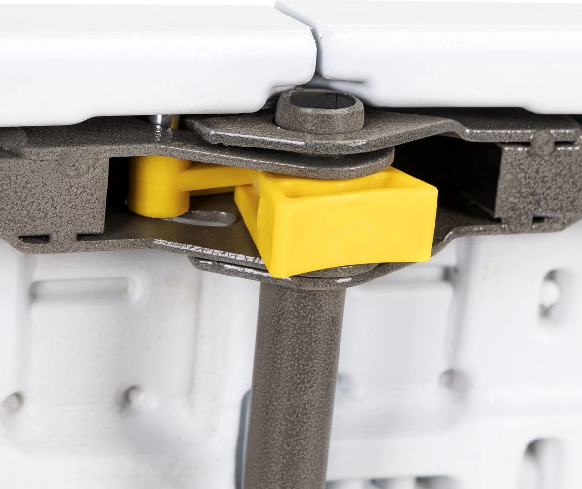 Inklapbare Tafel - Opklaptafel - 180x70x73,5 Cm - Wit 9 Inklapbare Tafel - Opklaptafel - 180x70x73,5 Cm - Wit - Afbeelding 7