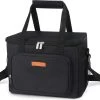 Lunchtas - Koeltas Voor Dames En Heren - Cool Bag - 4 Laags Geïsoleerde Koeltas - Kleine Cooler - Lunch Box - Lunchtas 15 Liter- Zwart -Buiten Kamperen 1200x1015 1