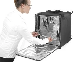 Hendi Pizza & Voedsel Bezorgrugtas Geïsoleerd - 41x41x(H)49cm -Buiten Kamperen 1200x1020 3