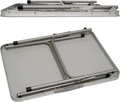 Alu Campingtafel 70x55cm - Inklapbbar Kampeertafel - Picknicktafel Licht Vouwtafel Klaptafel Grijs -Buiten Kamperen 1200x1024 1