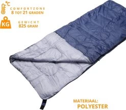 Slaapzak Envelop Dekenmodel - Zomer - 190cm X 70cm - Met Hoes -Buiten Kamperen 1200x1047 4