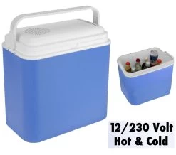 Excellent Cool Solutions - Draagbare Koelbox - Met Verwarm Functie - Blauw/wit - 24 Liter - 12V & 230V -Buiten Kamperen 1200x1060 2