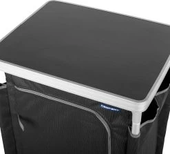 Campart Campingkast CU-0719 – Opvouwbaar En Verstelbaar - 4 Verstelbare Poten - 3 Lagen - Aluminium Frame - Grijs -Buiten Kamperen 1200x1084 1