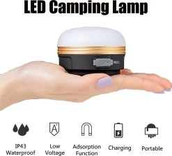 Albrillo Campinglamp LED 2 Stuks Campinglantaarn USB Oplaadbaar Campinglicht, 3 Modi Waterdicht Met 1800mAh Powerbank LED Campinglantaarn Tentverlichting Voor Vissen, Wandelen, Kamperen, Noodgevallen -Buiten Kamperen 1200x1094 10