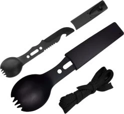 Lynnz® Spork 7 In 1 - Camping Bestek - Campingbestek - Campingservies - Reisbestek - Bestek To Go - Jachtmes - Rambomes -Buiten Kamperen 1200x1104 6