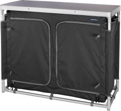 Campart Campingkeuken KI-0734 - Campingkast Groot - 4 Verstelbare Poten - Opvouwbaar En Lichtgewicht - Inclusief Opbergtas - Grijs -Buiten Kamperen 1200x1105 3