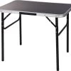 Redcliffs Campingtafel Zwart - 75 X 55 X 25/60cm -Buiten Kamperen 1200x1106
