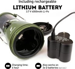 Favour L0818 Retro Camping Lamp Oplaadbaar LED, 320 Lumen, IP64 Waterdicht, Draagbare Kampeerlamp, Tentlamp, Acculamp, Traploos Dimbare Lamp Incl. Kaarslicht-modus, Groen 13 Favour L0818 Retro Camping Lamp Oplaadbaar LED, 320 Lumen, IP64 Waterdicht, Draagbare Kampeerlamp, Tentlamp, Acculamp, Traploos Dimbare Lamp Incl. Kaarslicht-modus, Groen -Buiten Kamperen 1200x1106 7