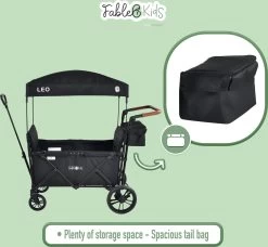FableKids LEO X2 Lite Opvouwbare Handkar Met Dak Onyx Zwart 19 FableKids LEO X2 Lite Opvouwbare Handkar Met Dak Onyx Zwart -Buiten Kamperen 1200x1109 1
