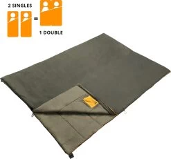 Dutch Mountains Slaapzak Vlieland XL - Grote Katoenen 210 X 80cm Lichtgewicht - Incl. Tasje En Tochtstrip -Comfortzone: 5-8 Graden- -Buiten Kamperen 1200x1116 2