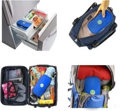 YOUSHARES Insuline Koeltas Diabetici Tas - Medicijnen Diabetici Geïsoleerde Draagbare Koeltas Voor Insuline Pen En Diabetes Koeltas Met 2 Koelaccu's (blauw) -Buiten Kamperen 1200x1116