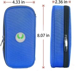 YOUSHARES Insuline Koeltas Diabetici Tas - Medicijnen Diabetici Geïsoleerde Draagbare Koeltas Voor Insuline Pen En Diabetes Koeltas Met 2 Koelaccu's (blauw) -Buiten Kamperen 1200x1125 2