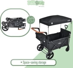 FableKids LEO X2 Lite Opvouwbare Handkar Met Dak Onyx Zwart 20 FableKids LEO X2 Lite Opvouwbare Handkar Met Dak Onyx Zwart -Buiten Kamperen 1200x1131 4