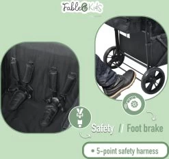 FableKids LEO X4Lite Opvouwbare Handkar Met Dak Onyx Zwart 22 FableKids LEO X4Lite Opvouwbare Handkar Met Dak Onyx Zwart -Buiten Kamperen 1200x1134 8