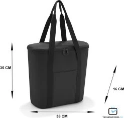 Reisenthel Thermoshopper Koeltas - 15L - Zwart -Buiten Kamperen 1200x1138