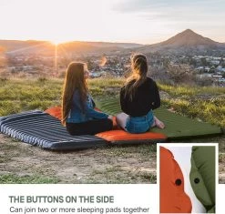 ETROL Camping Slaapmat-2-in-1 Zelfopblazende Kampeermat Met Kussen (78"x 28"), Lichtgewicht, Dik 4"compact Kussen, Geschikt Voor Zelfrijdende Reizen, Lekvrije, Waterdichte Tent -Buiten Kamperen 1200x1141 4