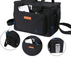 Lunchtas - Koeltas Voor Dames En Heren - Cool Bag - 4 Laags Geïsoleerde Koeltas - Kleine Cooler - Lunch Box - Lunchtas 15 Liter- Zwart 17 Lunchtas - Koeltas Voor Dames En Heren - Cool Bag - 4 Laags Geïsoleerde Koeltas - Kleine Cooler - Lunch Box - Lunchtas 15 Liter- Zwart -Buiten Kamperen 1200x1151 2