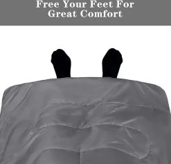 Meisterhome® Mummy Slaapzak - Kamperen - Antraciet - Ca. 220 X 75 Cm - Incl. Draagtas -Buiten Kamperen 1200x1157 3