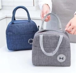 Koeltas - Lunchtas - Volwassenen En Kinderen - Compact & Handig: Zomer - Picknick -School - Lunch - Werk - Klassiek Grijs -Buiten Kamperen 1200x1158 3