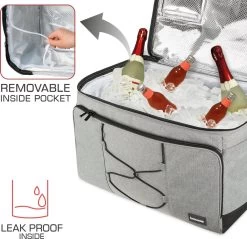 Bomoe Opvouwbare Koeltas IceBreezer KT53 - Koelbox Voor Onderweg - 53x37x32 Cm - 52 Liter - Picknicktas Perfect Voor Barbecues Of Festivals -Buiten Kamperen 1200x1163