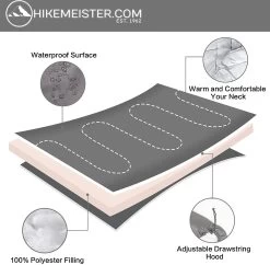 Meisterhome® Mummy Slaapzak - Kamperen - Antraciet - Ca. 220 X 75 Cm - Incl. Draagtas -Buiten Kamperen 1200x1176 7