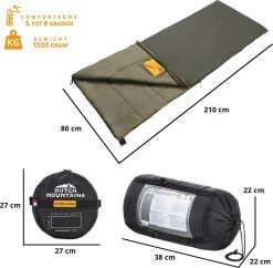Dutch Mountains Slaapzak Vlieland XL - Grote Katoenen 210 X 80cm Lichtgewicht - Incl. Tasje En Tochtstrip -Comfortzone: 5-8 Graden- -Buiten Kamperen 1200x1178 13