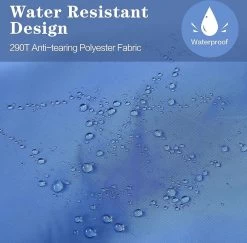 HikeMeister ® Mummy Slaapzak Kamperen Blauw Ca. 220 X 75 Cm Met Draagtas -Buiten Kamperen 1200x1180 8